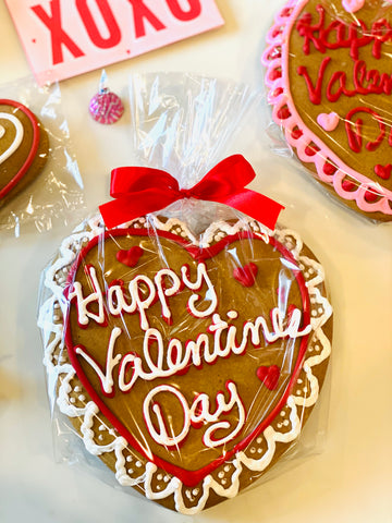 Enormous Heart Gingerbread Cookie
