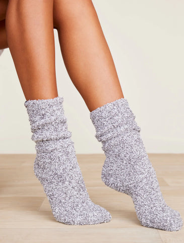 CozyChic® Heathered Women's Socks | Graphite/White
