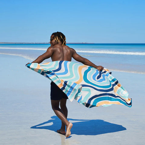 XL Quick Dry Beach Towel | Groovy Dunes
