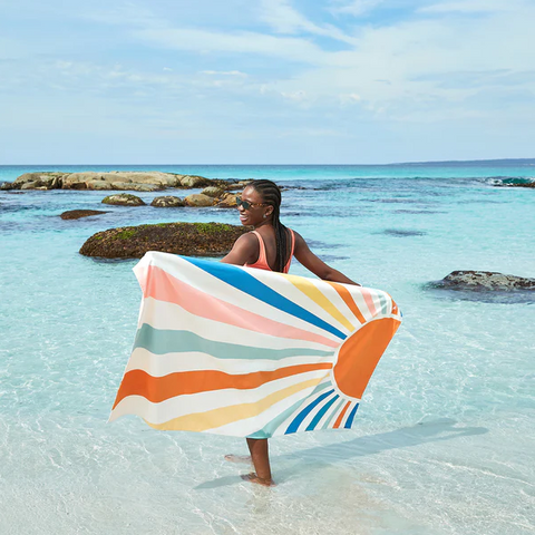 XL Quick Dry Beach Towel | Rising Sun