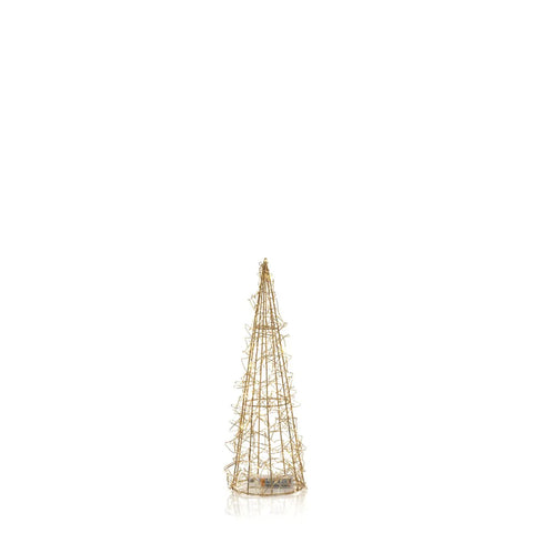 Gold Wire LED Tree