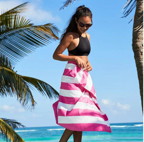 XL Quick Dry Beach Towel | Phi Phi Pink