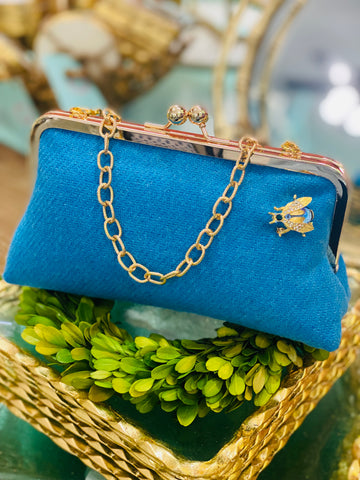 Trixie Lady Bag | French Blue Wool