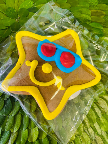 Sunny Star Gingerbread Cookie