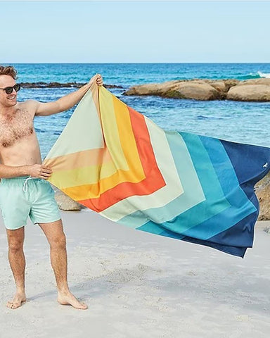 XL Quick Dry Beach Towel | Chevron Chic